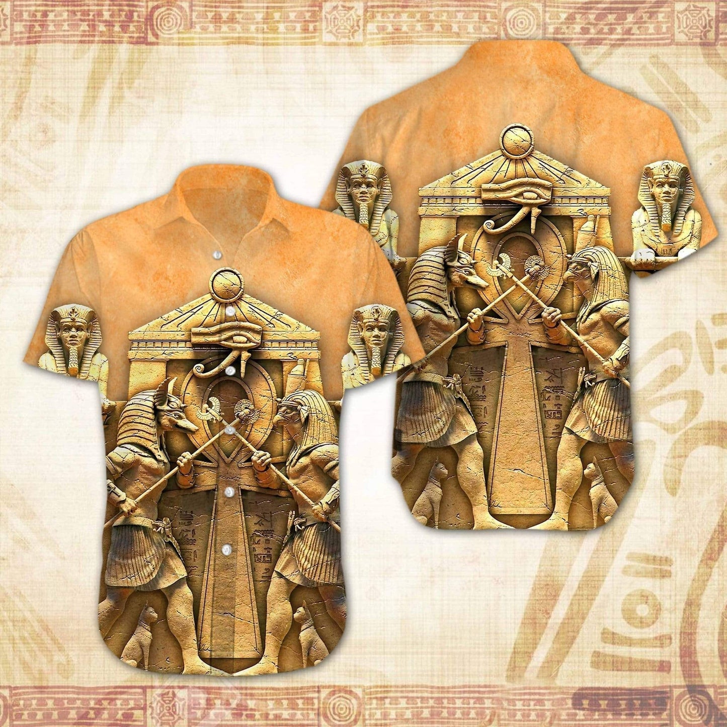 Hawaiian Aloha Shirts Ancient Egyptian, Hawaiian Shirt Gift, Christmas Gift