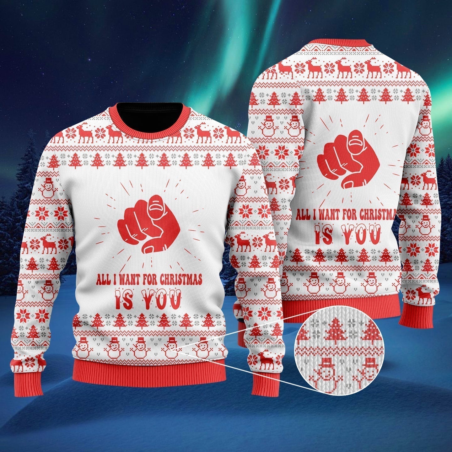 All I Want For Christmas Is You Ugly Christmas Sweater, Christmas Ugly Sweater,Christmas Gift,Gift Christmas 2022