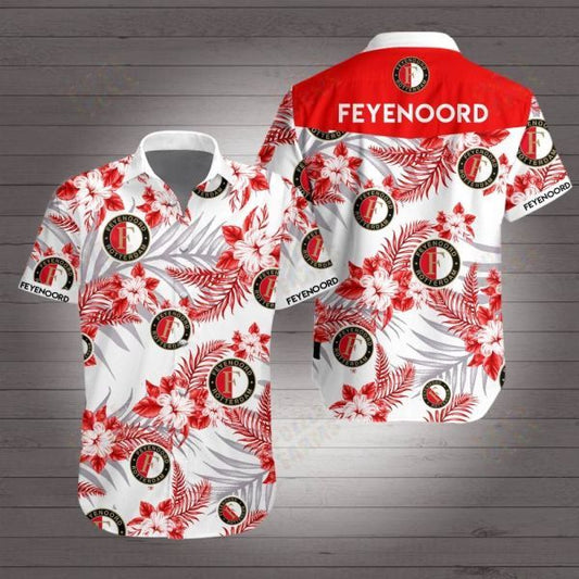 Feyenoord Hawaiian Shirt, Hawaiian Shirt Gift, Christmas Gift