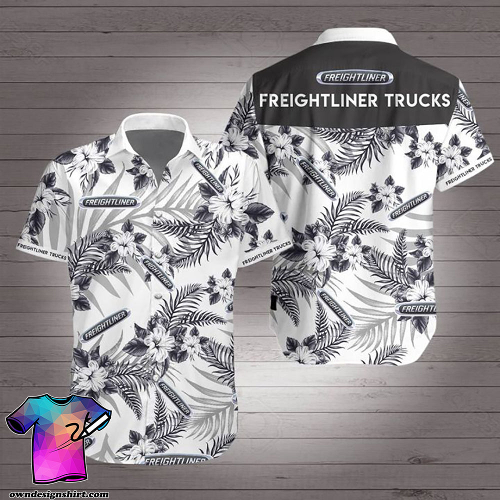 Freightliner Trucks Hawaiian Shirt, Hawaiian Shirt Gift, Christmas Gift