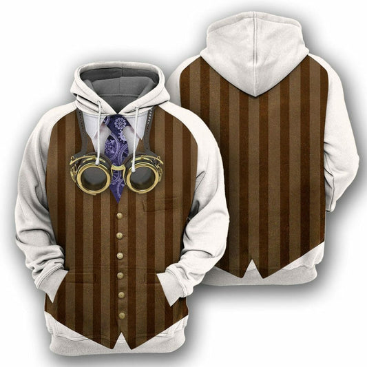 Steampunk Costume - 3D All Over Printed Shirt Tshirt Hoodie Apparel