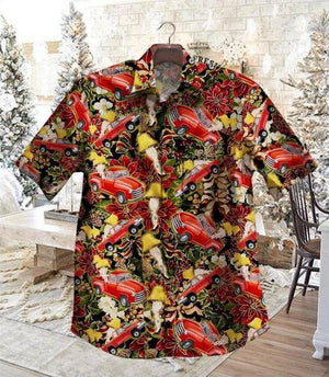 A Christmas Story Parody Vintage Style Hawaiian Shirt, Hawaiian Shirt Gift, Christmas Gift