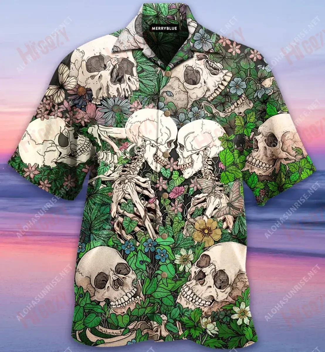 Follow Simple Rule Skull Unisex Short Sleeve Shirt Vacation Hawaiian T Shirts Tactical Hawaiian Shirt Funny Hawaiian Shirts, Hawaiian Shirt Gift, Christmas Gift