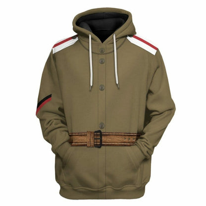 3D Russian Soldier Uniform Tshirt Hoodie Apparel