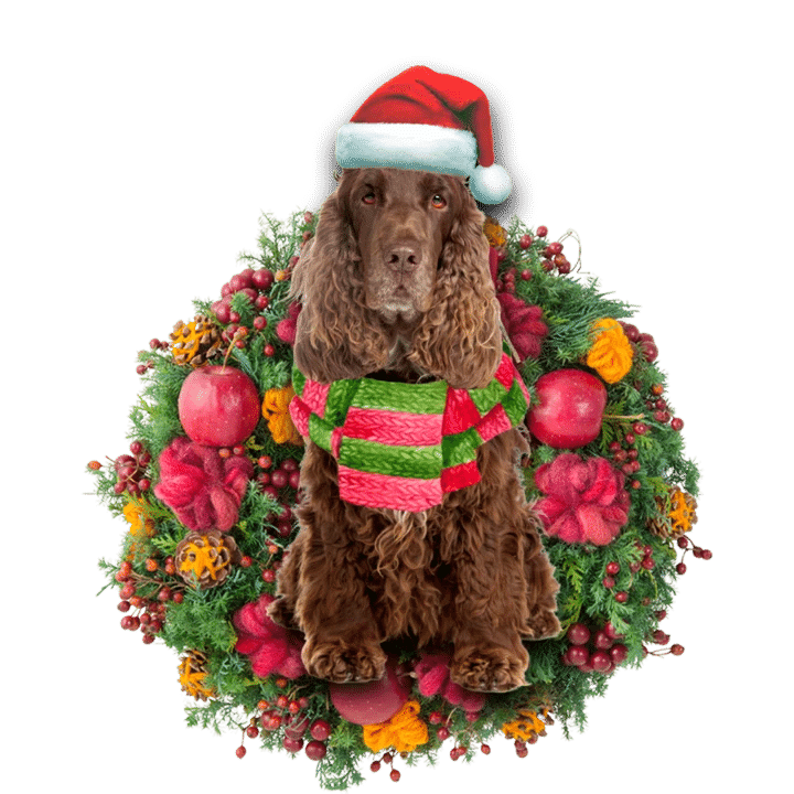 Cocker Spaniel Christmas Ornament, Christmas Gift, Christmas Decoration