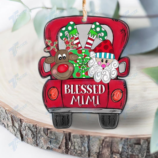 Christmas Blessed To Be Called Grandma Acrylic Ornament, Happy Christmas Ornament, Christmas Gift, Christmas Decoration