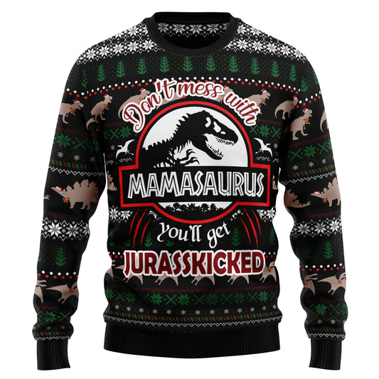 Dinosaur Mamasaurus Ugly Christmas Sweater,Christmas Ugly Sweater,Christmas Gift,Gift Christmas 2024