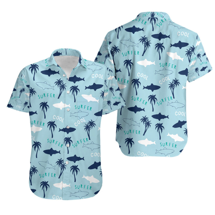 Love Shark Hawaiian Shirt, Hawaiian Shirt Gift, Christmas Gift