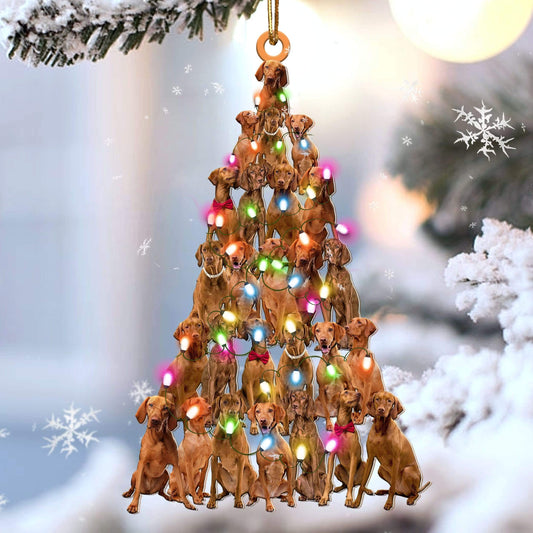 Vizsla Lovely Tree Gift For Vizsla Lover Gift For Dog Mom Ornament,Christmas Gift,Christmas Decoration