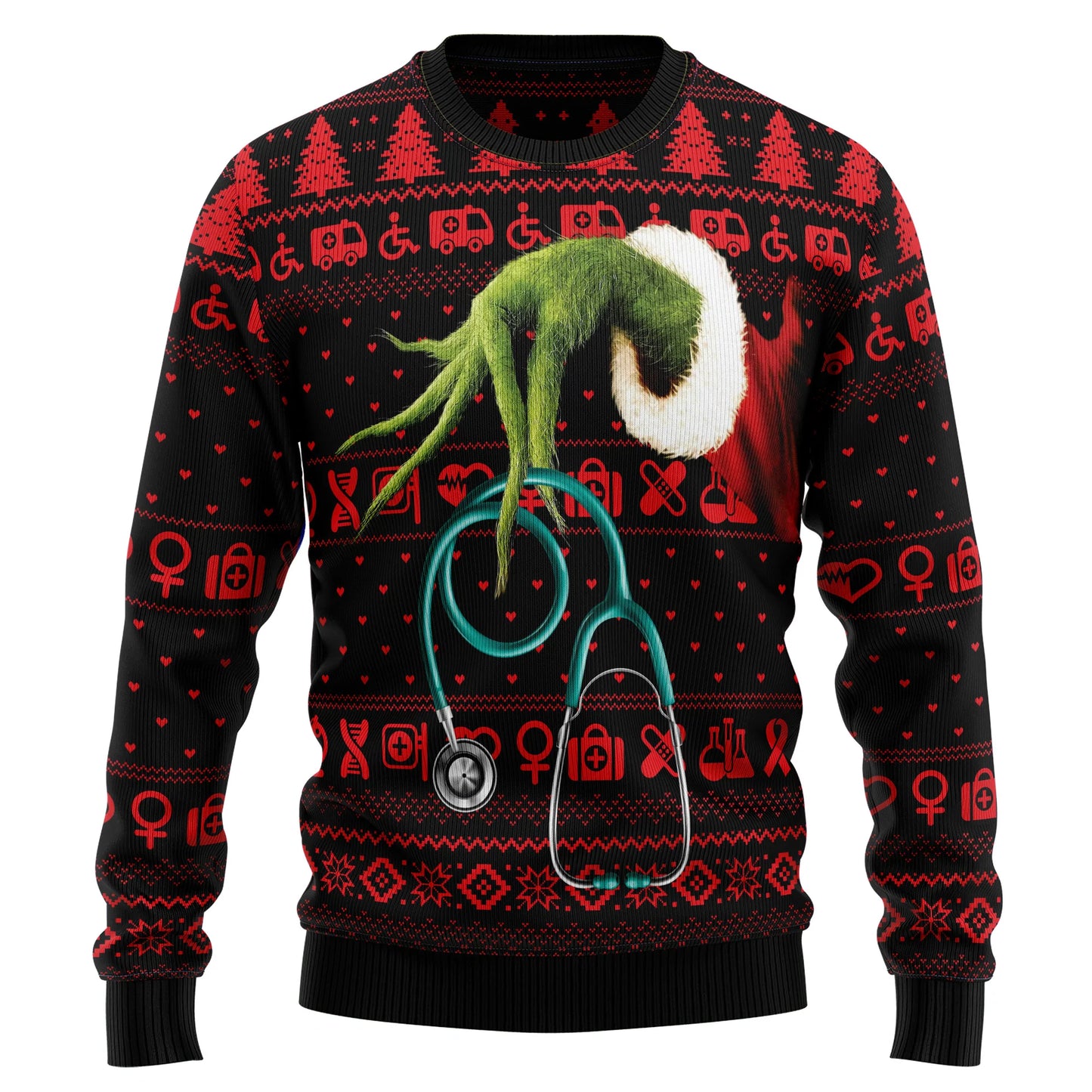 For Nurse Ugly Christmas Sweater,Christmas Ugly Sweater,Christmas Gift,Gift Christmas 2024