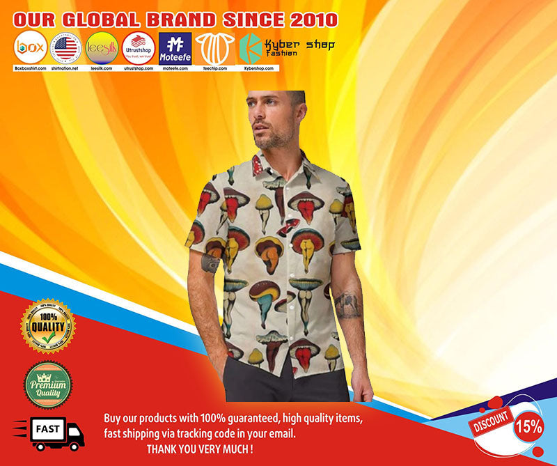 Mushroom Body Hawaiian Shirt, Hawaiian Shirt Gift, Christmas Gift