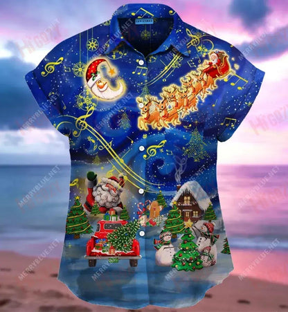 Hawaiian Shirt Summer Short Sleeve Best Hawaiian Shirts Hawaiian Shirts For Women, Hawaiian Shirt Gift, Christmas Gift