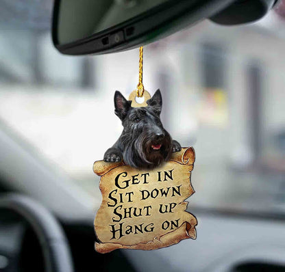 Scottish Terrier Get In Scottish Terrier Lover Dog Moms Two Sided Ornament Christmas Gift  Christmas Gift,Christmas Decoration