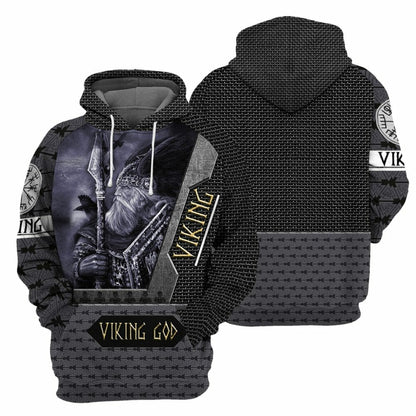 Viking - 3D All Over Printed Shirt Tshirt Hoodie Apparel