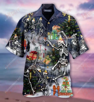 All My Skeletons Out For Dancing Short Hawaiian Shirt Ocean Hawaiian T Shirts Hawaiian Crazy Shirts Crazy Shirts Hawaii, Christmas Gift