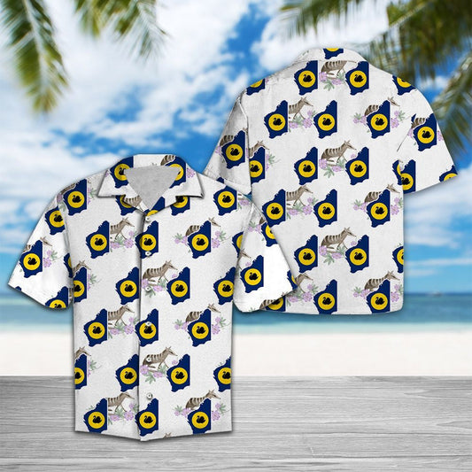 Special Flag Of Western Australia Numbat Pattern Hawaiian Shirt, Hawaiian Shirt Gift, Christmas Gift