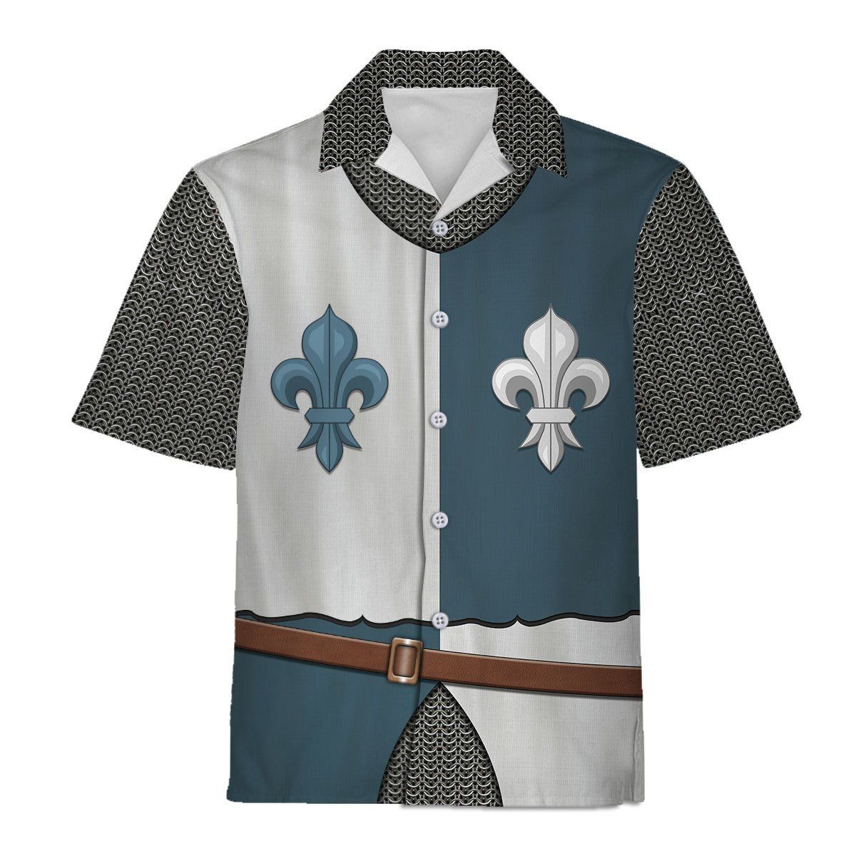 French Knight Hawaiian Shirt, Hawaiian Shirt Gift, Christmas Gift