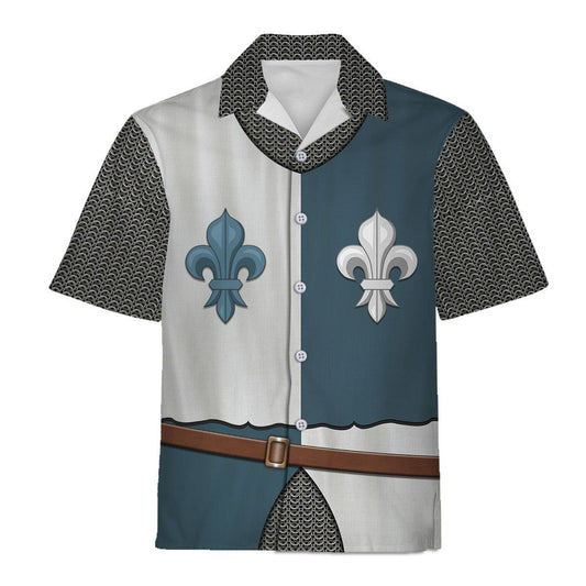 French Knight Hawaiian Shirt, Hawaiian Shirt Gift, Christmas Gift