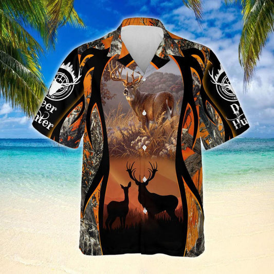 I Just Want To Go Deer Hunting Design Hawaiian Shirt, Hawaiian Shirt Gift, Christmas Gift