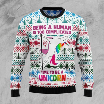 Be A Unicorn Ugly Christmas Sweater, Christmas Ugly Sweater,Christmas Gift,Gift Christmas 2022