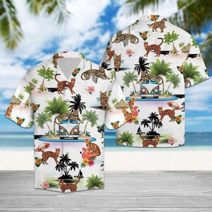 Bengal Vacation Hawaiian Shirt Summer,Hawaiian Shirt Gift, Christmas Gift