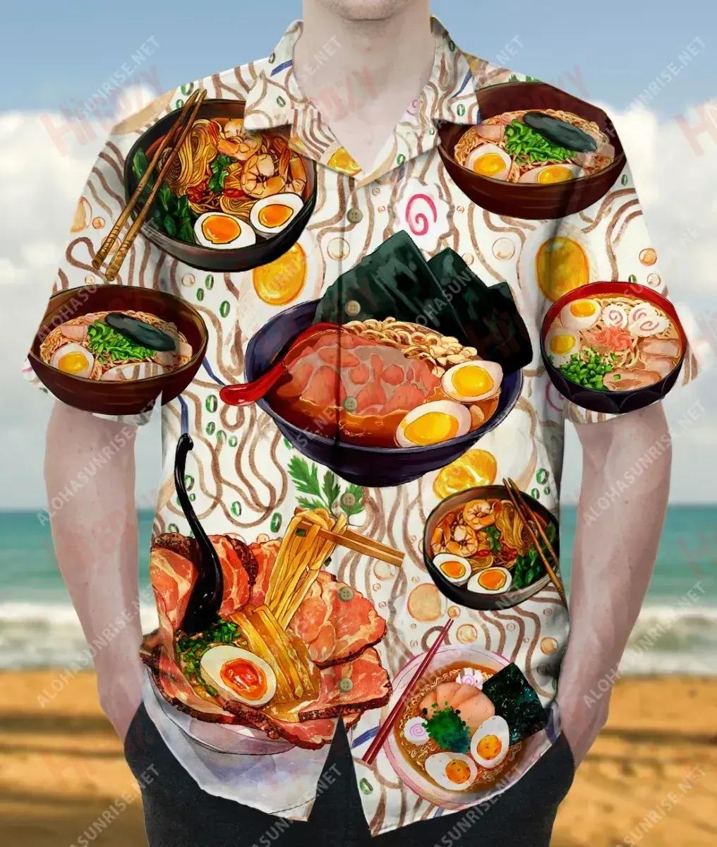 Ramen Will Always Have Your Back Unisex Short Sleeve Shirt Hobbies Hawaiian T Shirts Custom Hawaiian Shirts Hawaiian Shirt Pattern, Hawaiian Shirt Gift, Christmas Gift