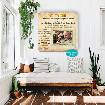 Picture Frame - Keepsake Plaque That Holds a custom Photo - Sympathy Gift to Tribute The Loss of a Loved One