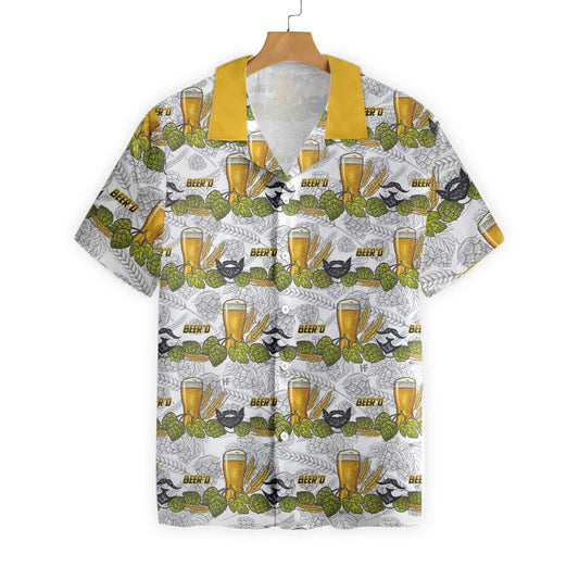 Beard Beer Ez16 0801 Hawaiian Shirt,Hawaiian Shirt Gift, Christmas Gift