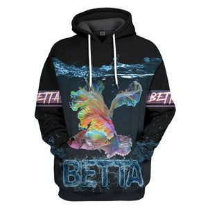 3D Loving Betta Custom Tshirt Hoodie Apparel