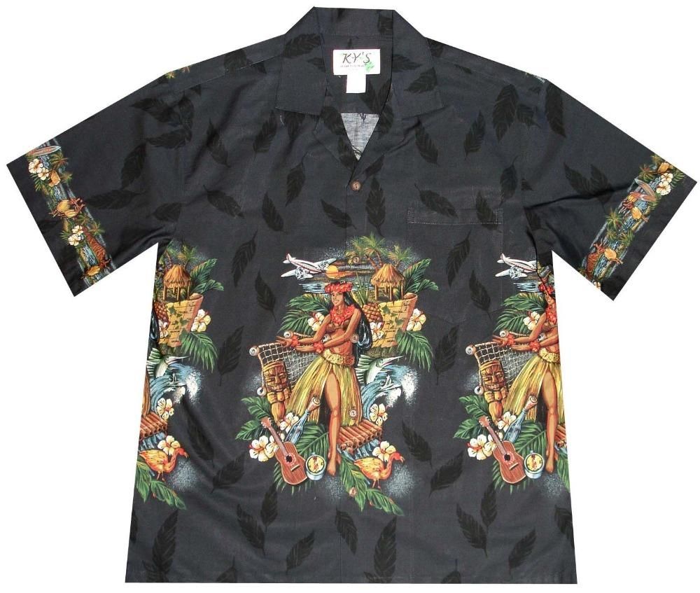 Tropical Hula Dance Hawaiian Aloha Shirt Hawaiian Shorts Beach Short Sleeve, Hawaiian Shirt Gift, Christmas Gift