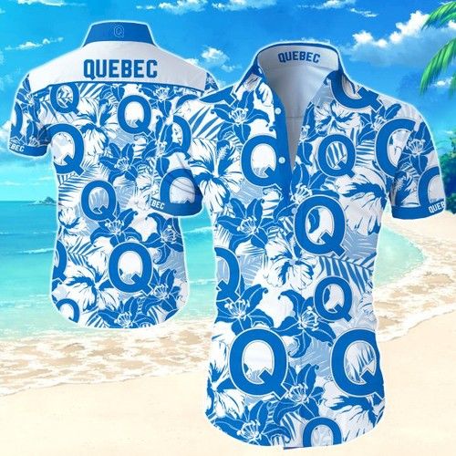 Quebec Bulldogs Hawaiian Shirt, Hawaiian Shirt Gift, Christmas Gift