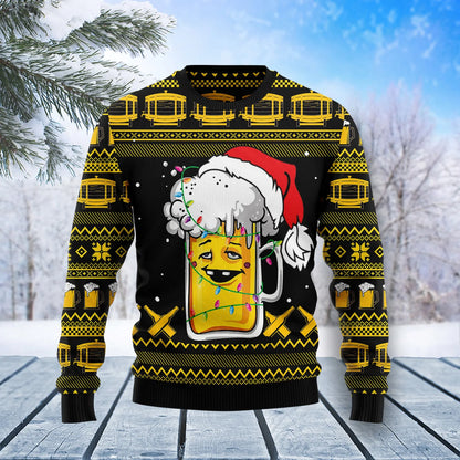 Beer Xmas Ugly Christmas Sweater, Christmas Ugly Sweater,Christmas Gift,Gift Christmas 2024
