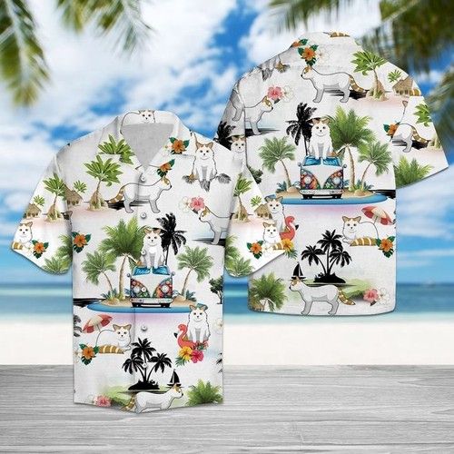 Turkish Van Vacation Hawaiian Shirt Summer, Hawaiian Shirt Gift, Christmas Gift