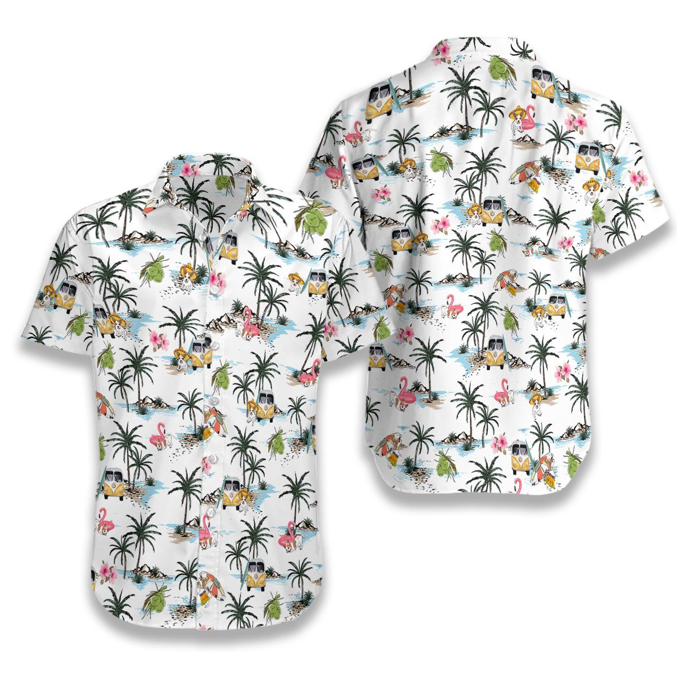 Chihuahua Hawaii Hawaiian Shirt_Hawaiian Shirt Gift, Christmas Gift