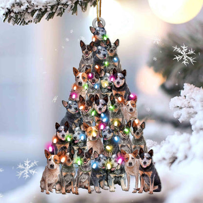 Heeler Lovely Tree Gift For Heeler Lover Gift For Dog Lover Ornament,Christmas Gift,Christmas Decoration