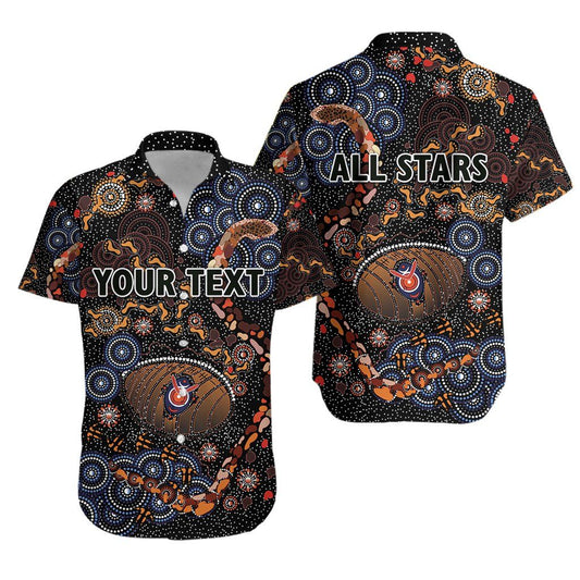 Indigenous Hawaiian Aloha Shirt All Stars K8 Hawaiian Shorts Beach Short Sleeve, Hawaiian Shirt Gift, Christmas Gift