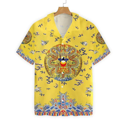 Emperor Chinese Dragons Royalty Design Hawaiian Shirt,Hawaiian Shirt Gift, Christmas Gift