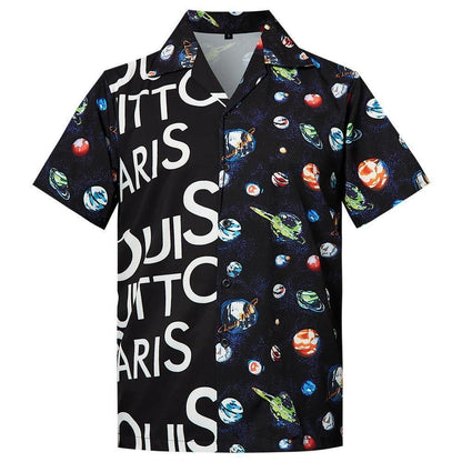 Find Mens Hawaiian Shirt Planet Letter, Hawaiian Shirt Gift, Christmas Gift