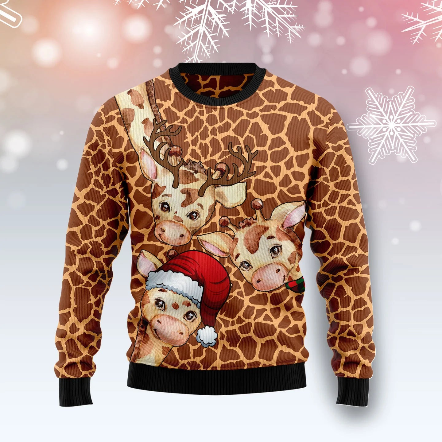 Giraffe Funny Ugly Christmas Sweater,Christmas Ugly Sweater,Christmas Gift,Gift Christmas 2024