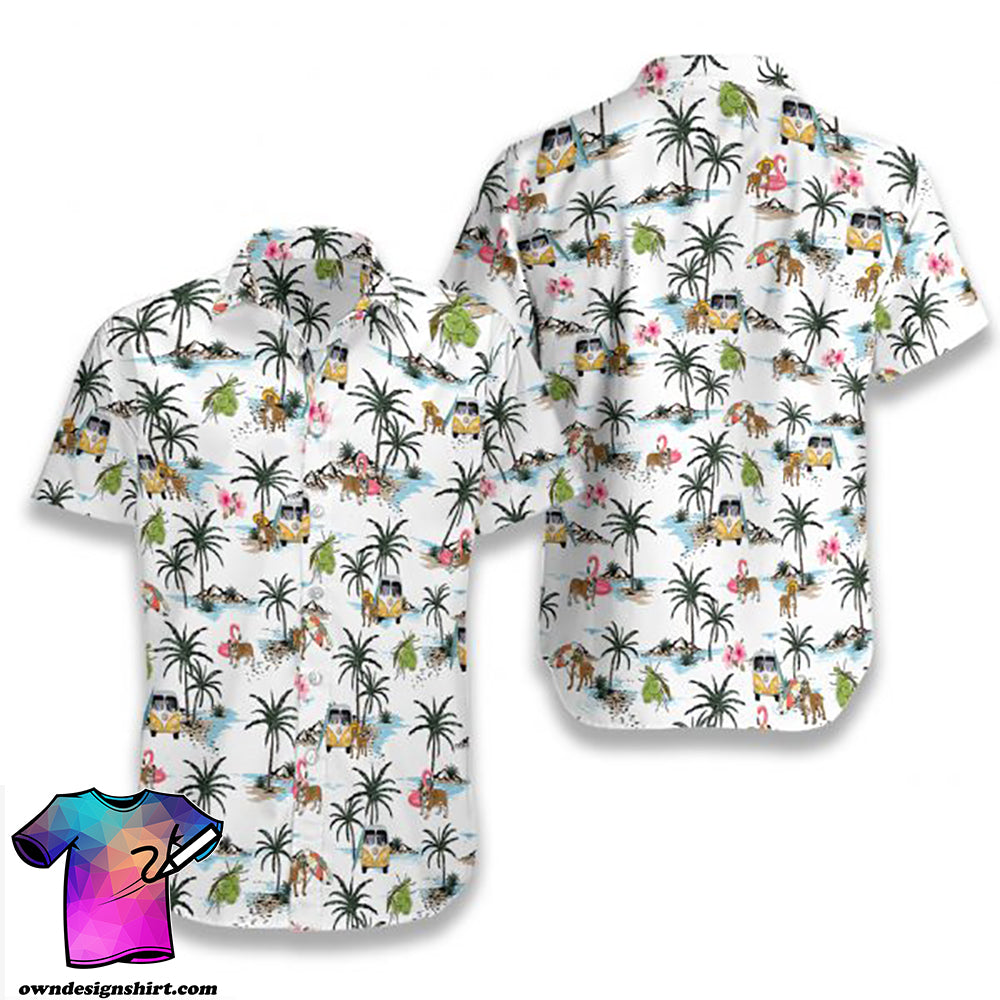 Pitbull Hawaii Hawaiian Shirt, Hawaiian Shirt Gift, Christmas Gift