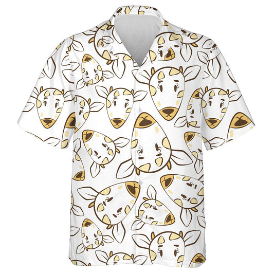 Cool Bright Yellow Muzzles Of Cow Or Goat Hawaiian Shirt, Hawaiian Shirt Gift, Christmas Gift