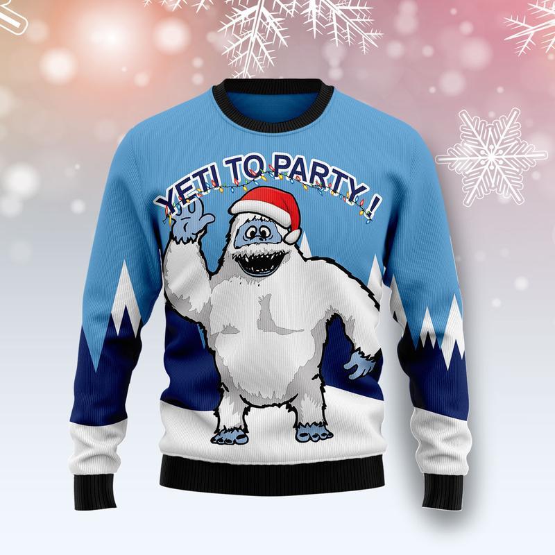 Bigfoot Party Ugly Christmas Sweater, Christmas Ugly Sweater,Christmas Gift,Gift Christmas 2022