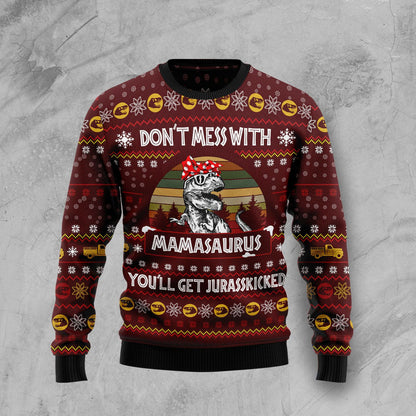 Dinosaur Mom Ugly Christmas Sweater,Christmas Ugly Sweater,Christmas Gift,Gift Christmas 2024
