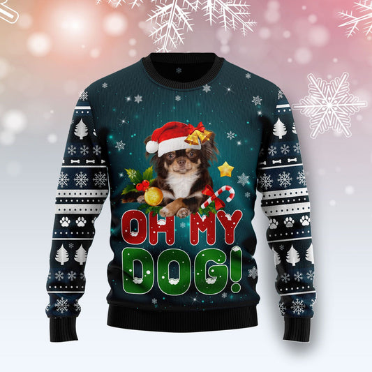 Chihuahua Oh My Dog! Ugly Christmas Sweater, Christmas Ugly Sweater,Christmas Gift,Gift Christmas 2022