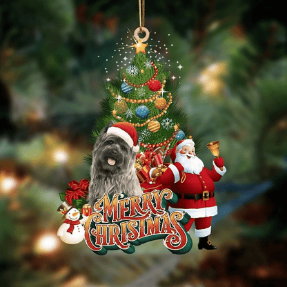 Cairn Terrier Christmas Ornament, Happy Christmas Ornament, Christmas Gift, Christmas Decoration