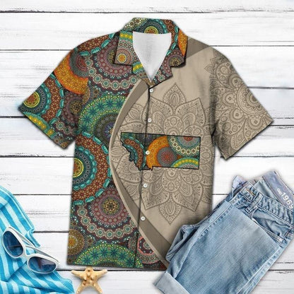 Montana Hawaiian Shirt, Hawaiian Shirt Gift, Christmas Gift