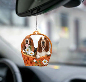 Basset Hound God's Present Ornament, Christmas Ornament Gift, Christmas Gift, Christmas Decoration