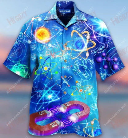 Physics Doesn'T Drive Me Crazy Unisex Hawaiihemd Ocean Kurzarm Vintage Hawaiihemden Lustige Hawaiihemden, Hawaiihemd Geschenk, Weihnachtsgeschenk