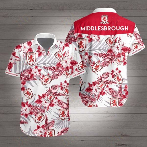 Middlesbrough Hawaiian Shirt, Hawaiian Shirt Gift, Christmas Gift