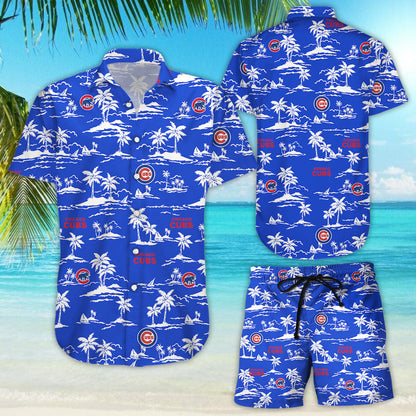 Chicago Cubs Baseball Hawaiian Shirt_Hawaiian Shirt Gift, Christmas Gift